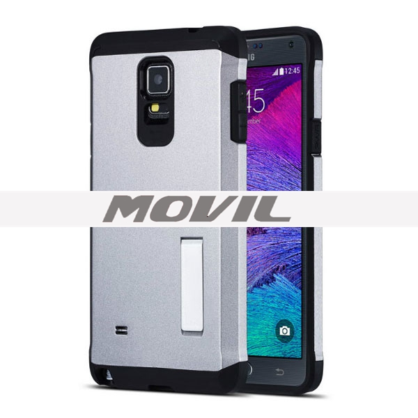 NP-1885 Wholesale mejor caja del teléfono de TPU   PC para el Samsung Note 4-12